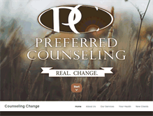 Tablet Screenshot of preferredcounseling.net